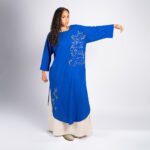 ⁦كافتان من الكتان الطبيعى مطرز يدوى⁩ - الصورة ⁦4⁩