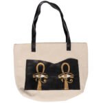 شنطة لابتوب دك وجلد برسم يدوي